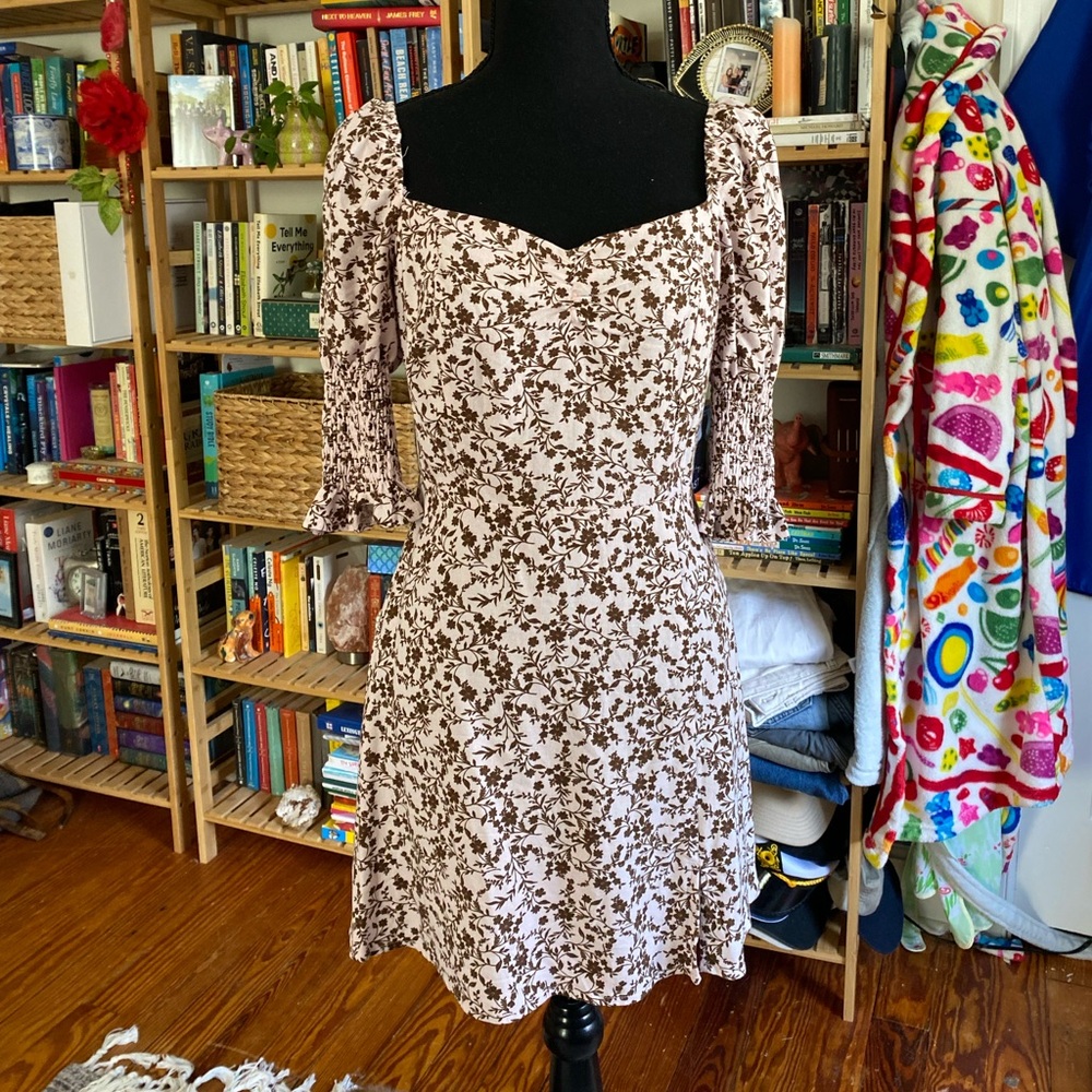 Darling Floral Long Sleeve Dress